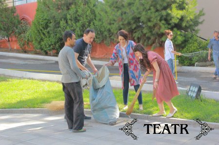 Ўзбек Миллий академик драма театри жамоаси ҳашарга муносиб иштирок этди.